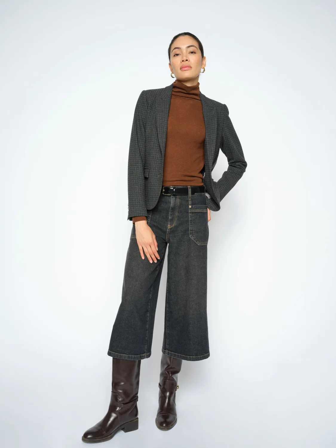 Mos Mosh Juventus Culotte Jeans schwarz High Waist