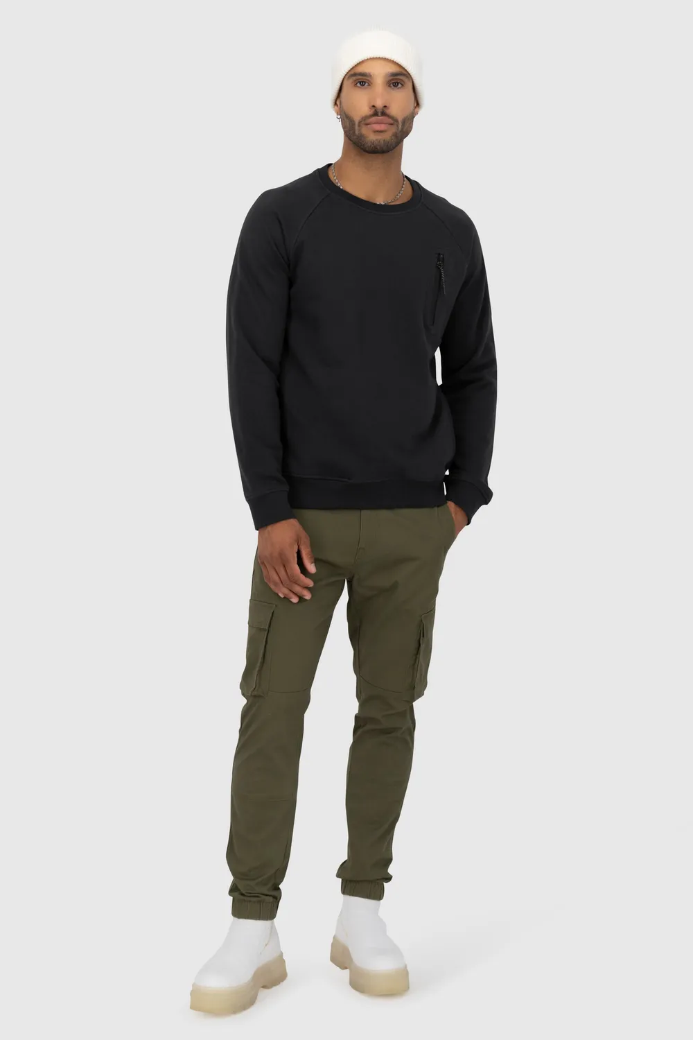 Alife & Kickin FabioAK A Sweatshirt Schwarz Herren French