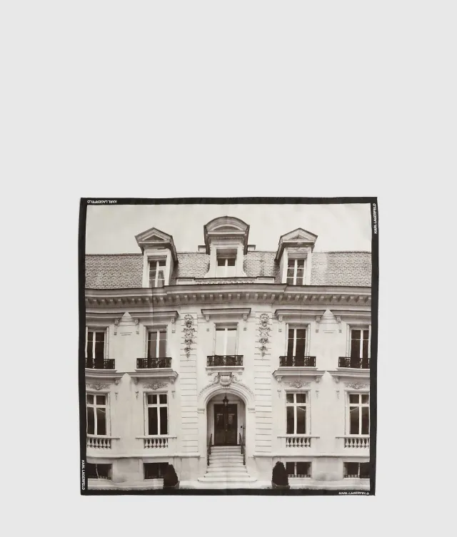 Karl Lagerfeld Maison de Karl Seidenschal Print