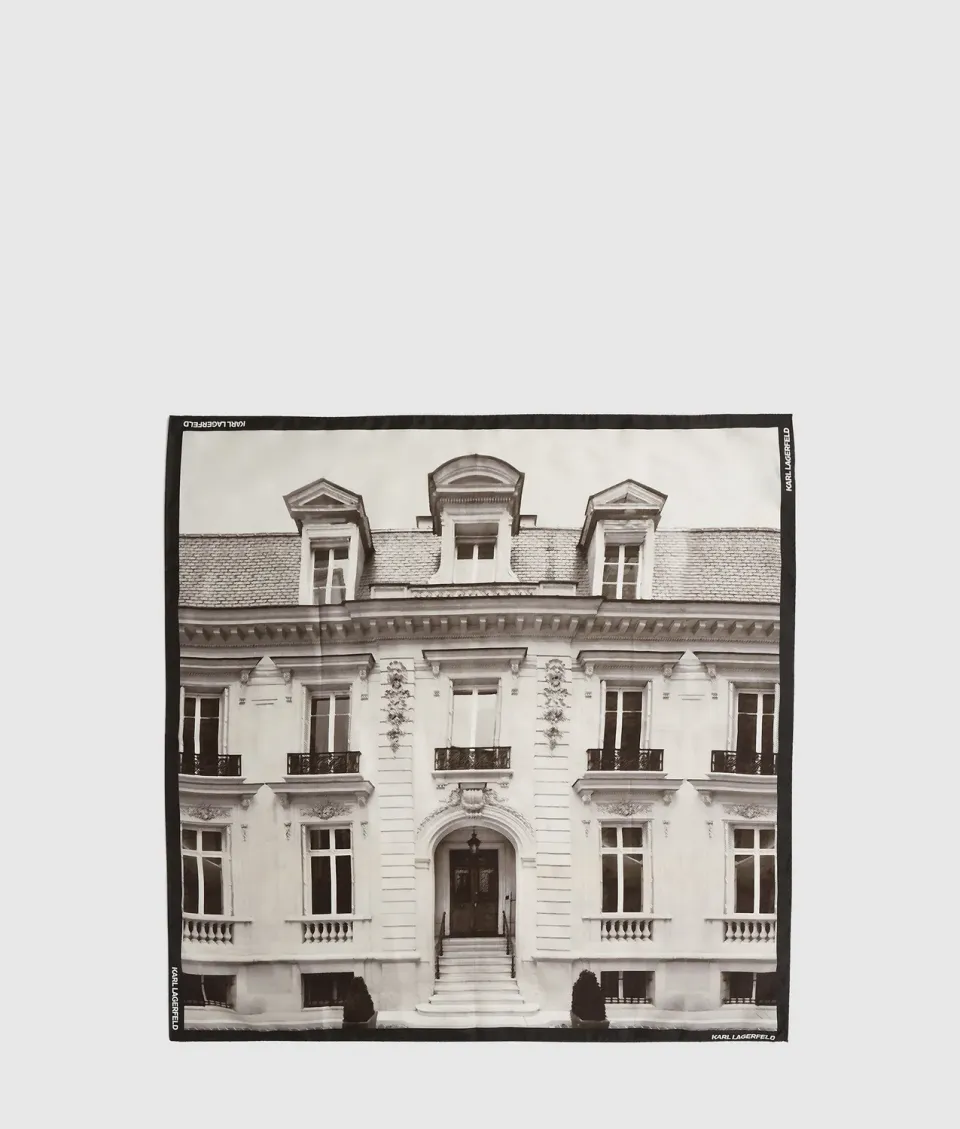 Karl Lagerfeld Maison de Karl Seidenschal Print