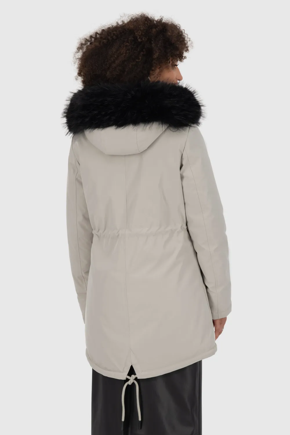 Alife & Kickin KierseyAK A Parka Beige Teddyfutter Damen