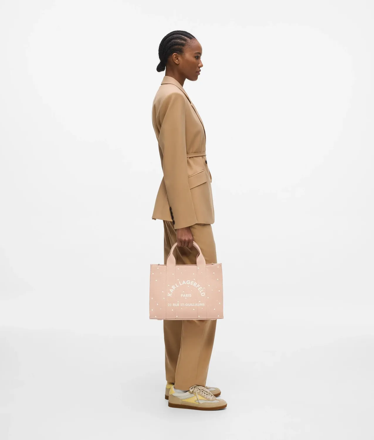 Karl Lagerfeld Rue St-Guillaume Tote Perlen Medium