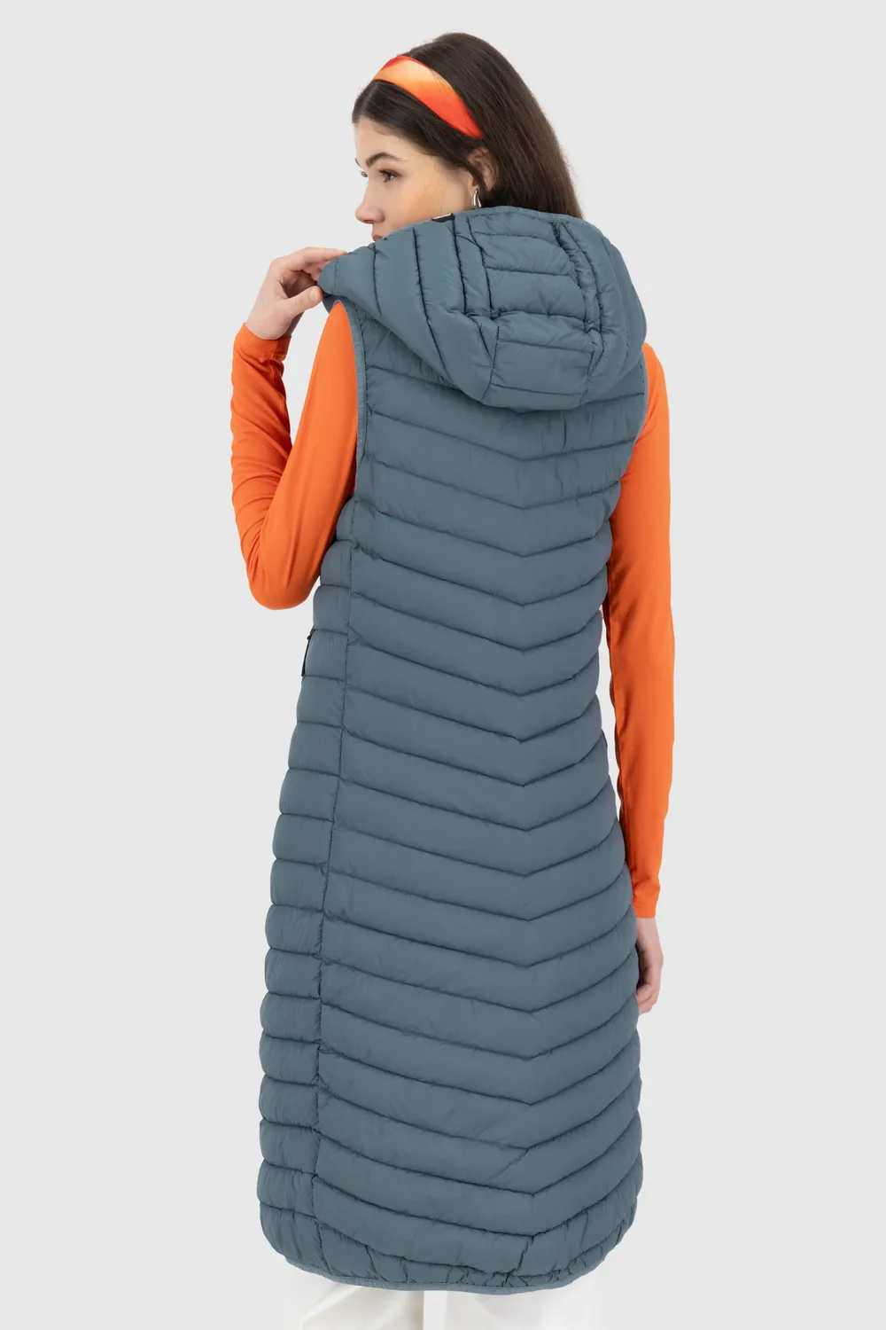 Alife & Kickin JurinaAK A Lange Weste Hellblau Damen