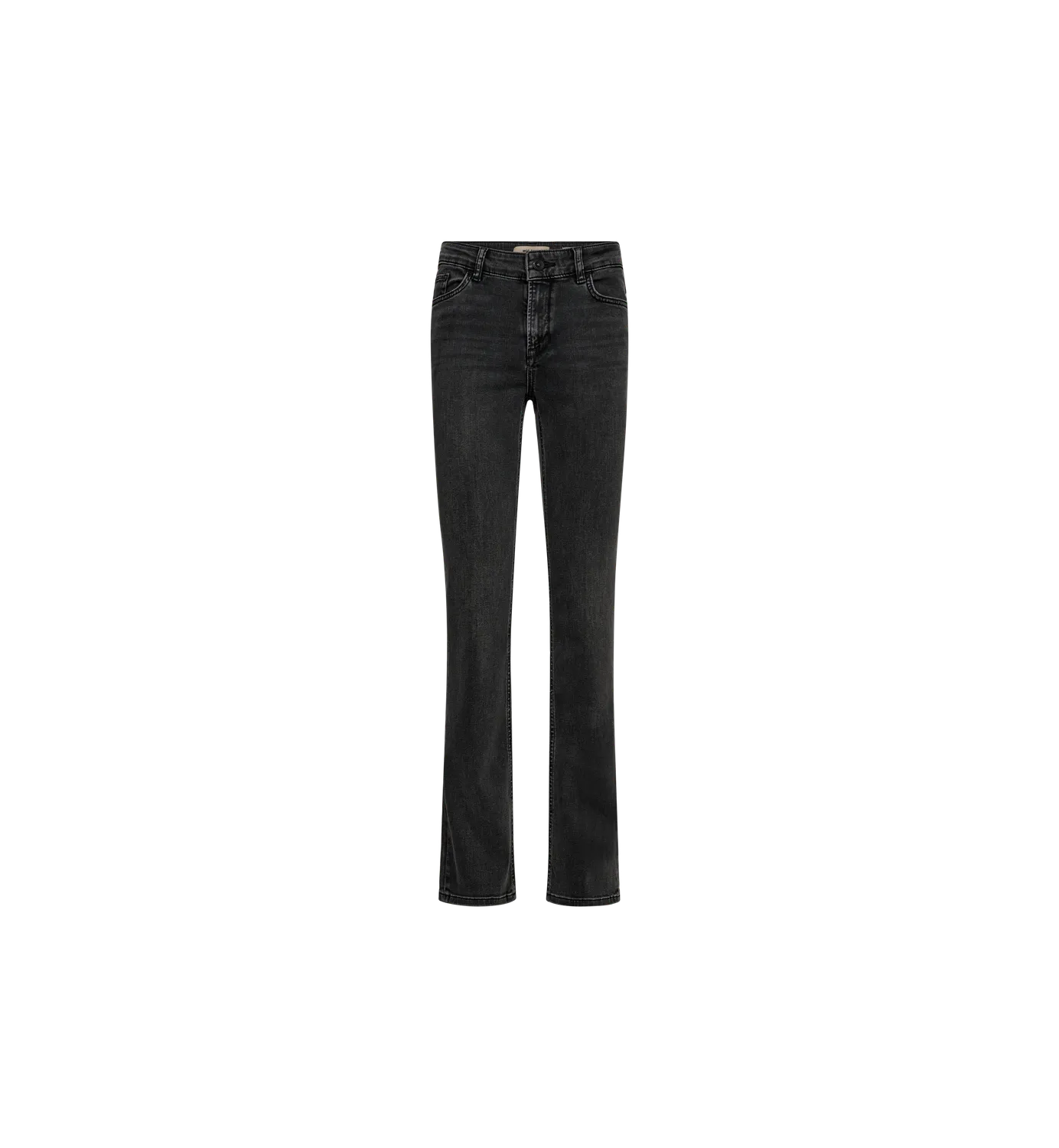 Mos Mosh Ashley Deluxe Jeans Grey Flare Mid Waist
