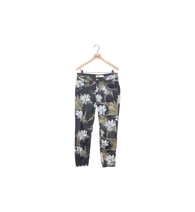 Mos Mosh MMNaomi Flower 7/8 Jeans Navy 27 verkürzt