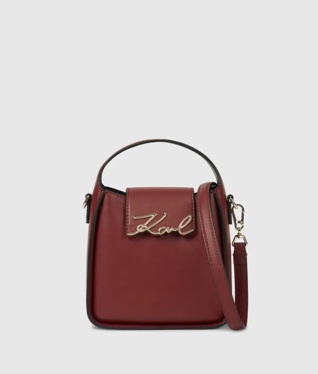 Karl Lagerfeld K/Signature Small Hobo Handtasche Leder