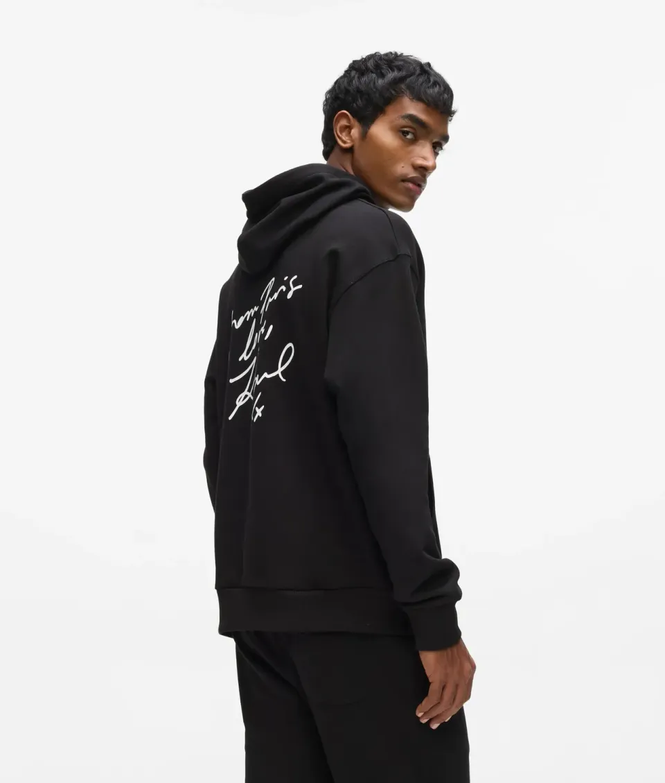 Karl Lagerfeld From Paris with Love Hoodie Baumwolle
