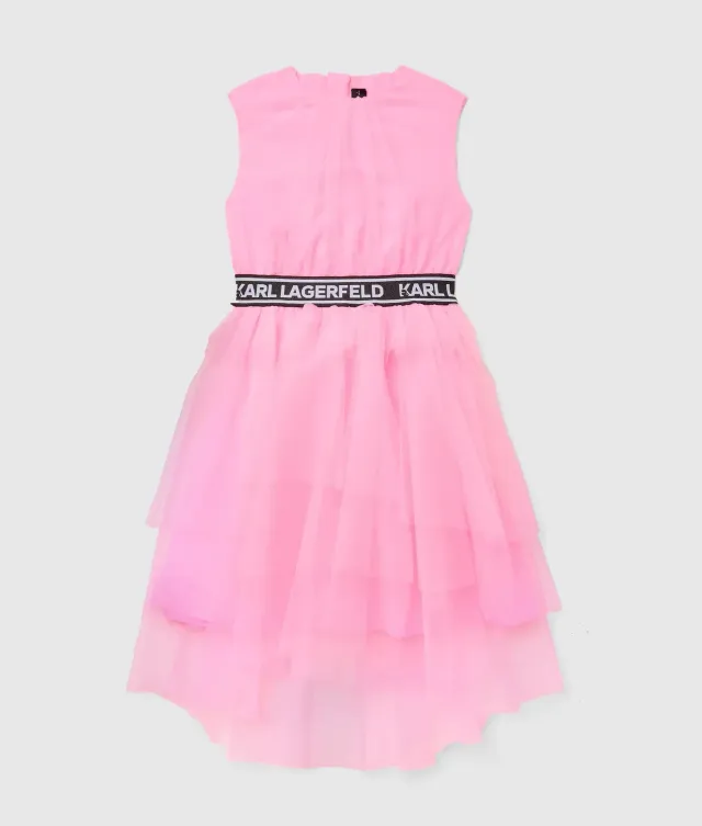 Karl Lagerfeld Tutu Kleid Mädchen Rüschen Rosa