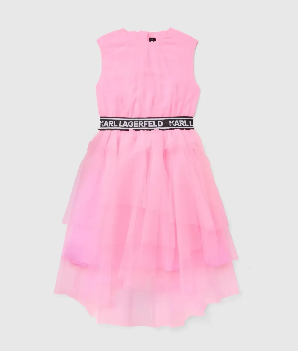 Karl Lagerfeld Tutu Kleid Mädchen Rüschen Rosa