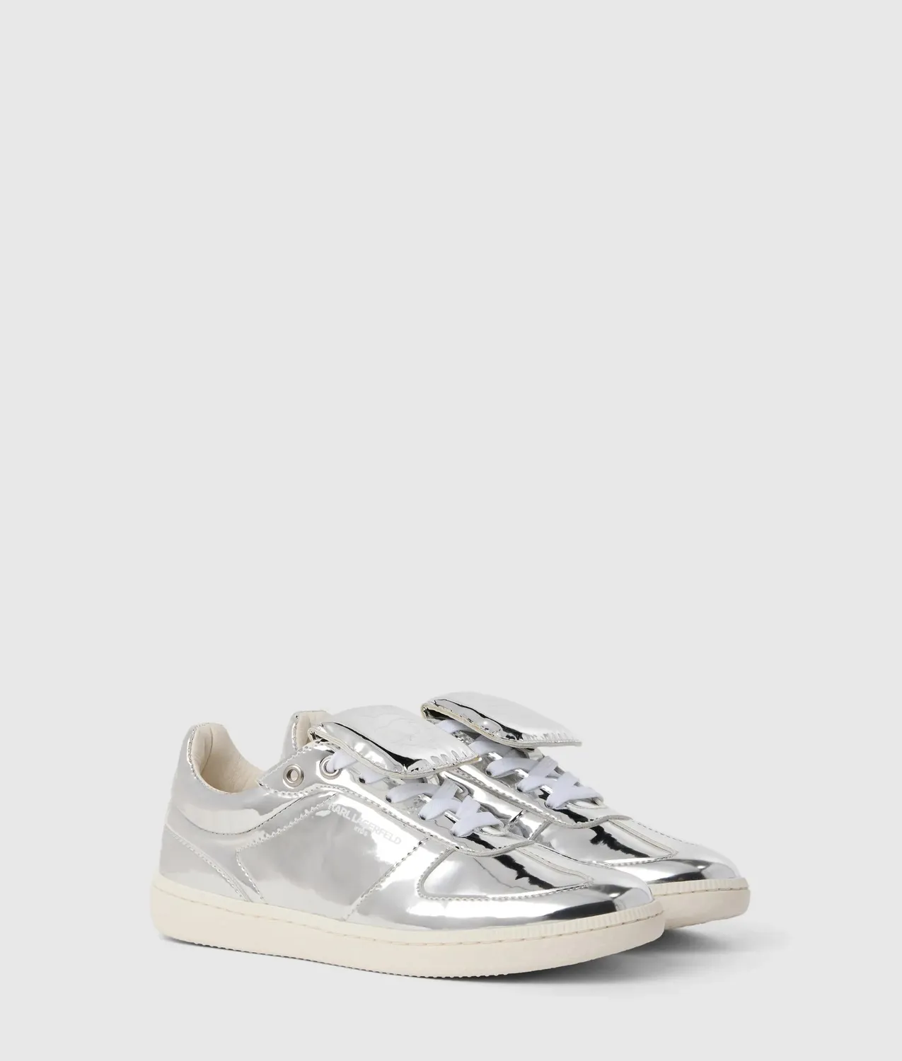 Karl Lagerfeld Choupette Sneaker Mädchen Silber Mirror