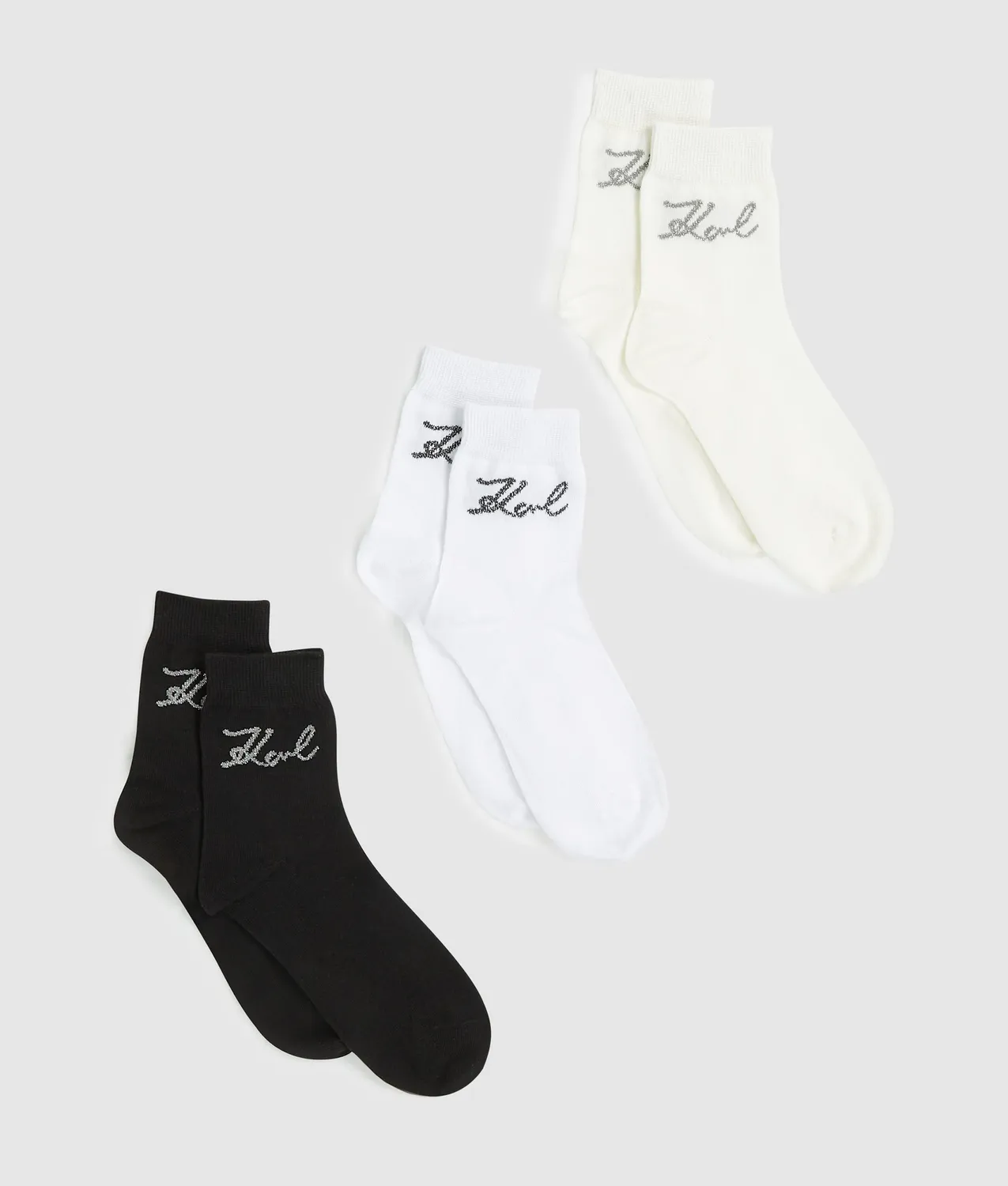 Karl Lagerfeld Signature Socken 3er-Pack Stick