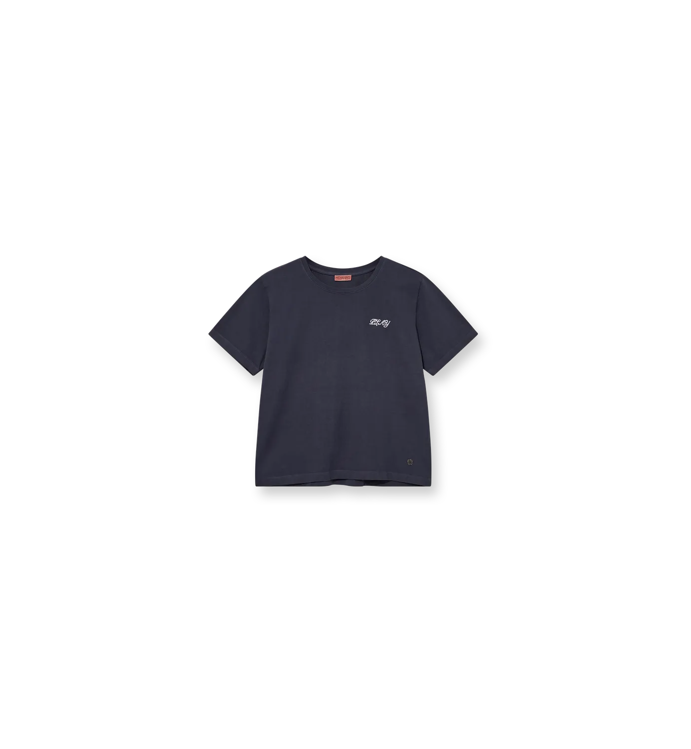 Mos Mosh MMHPlay Vintage T-Shirt Blueberry Baumwolle
