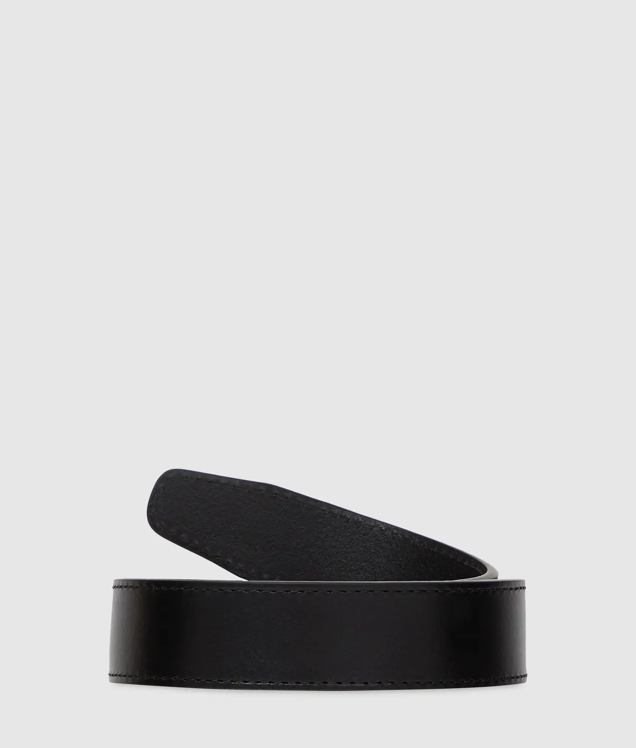 Karl Lagerfeld Logo Charm Gürtel Damen Echtleder Silber