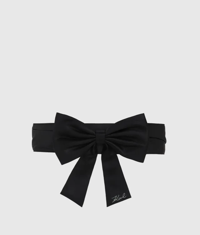 Karl Lagerfeld K/Signature Bow Gürtel 85 mit Schleife