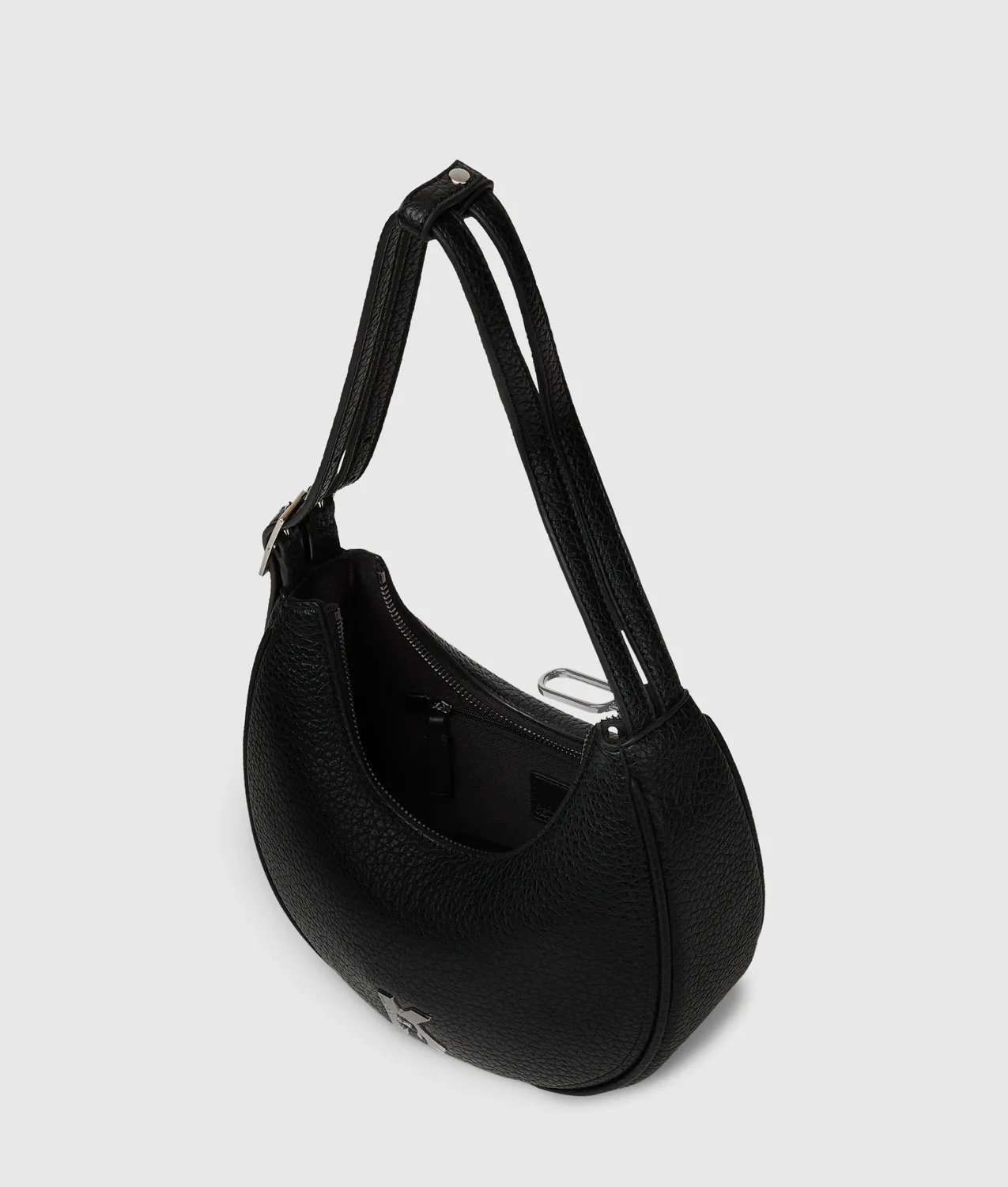 Karl Lagerfeld K Logo Half Moon Bag Schultertasche