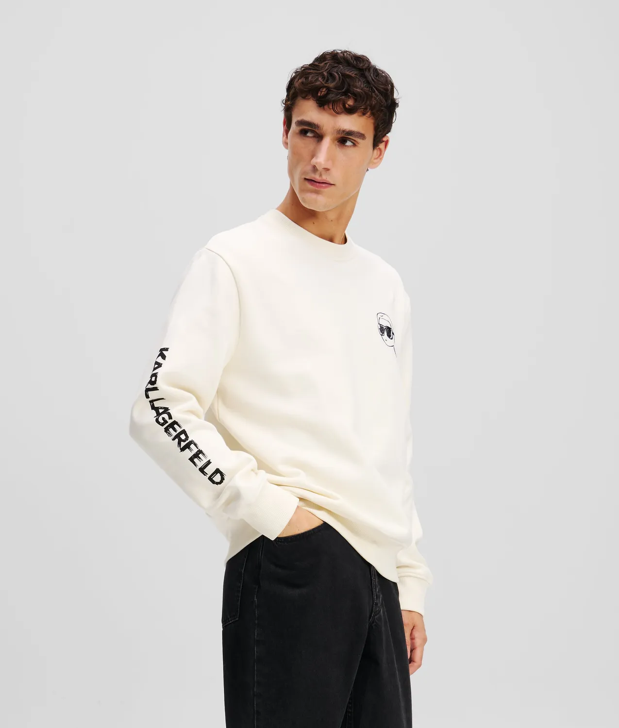 Karl Lagerfeld Ikon Sweatshirt IKON Backprint Baumwolle