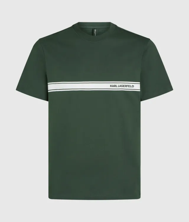 Karl Lagerfeld Logo Beach T-Shirt Herren Bio-Baumwolle