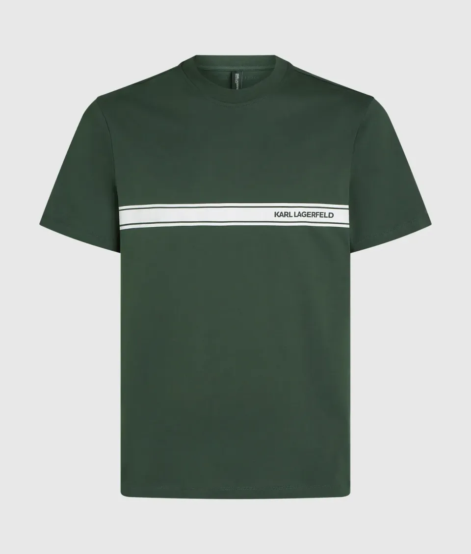 Karl Lagerfeld Logo Beach T-Shirt Herren Bio-Baumwolle