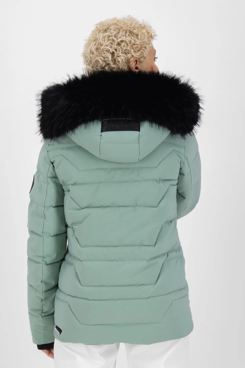 Alife & Kickin ZophiaAK A Puffer Jacke Hellgrün warm