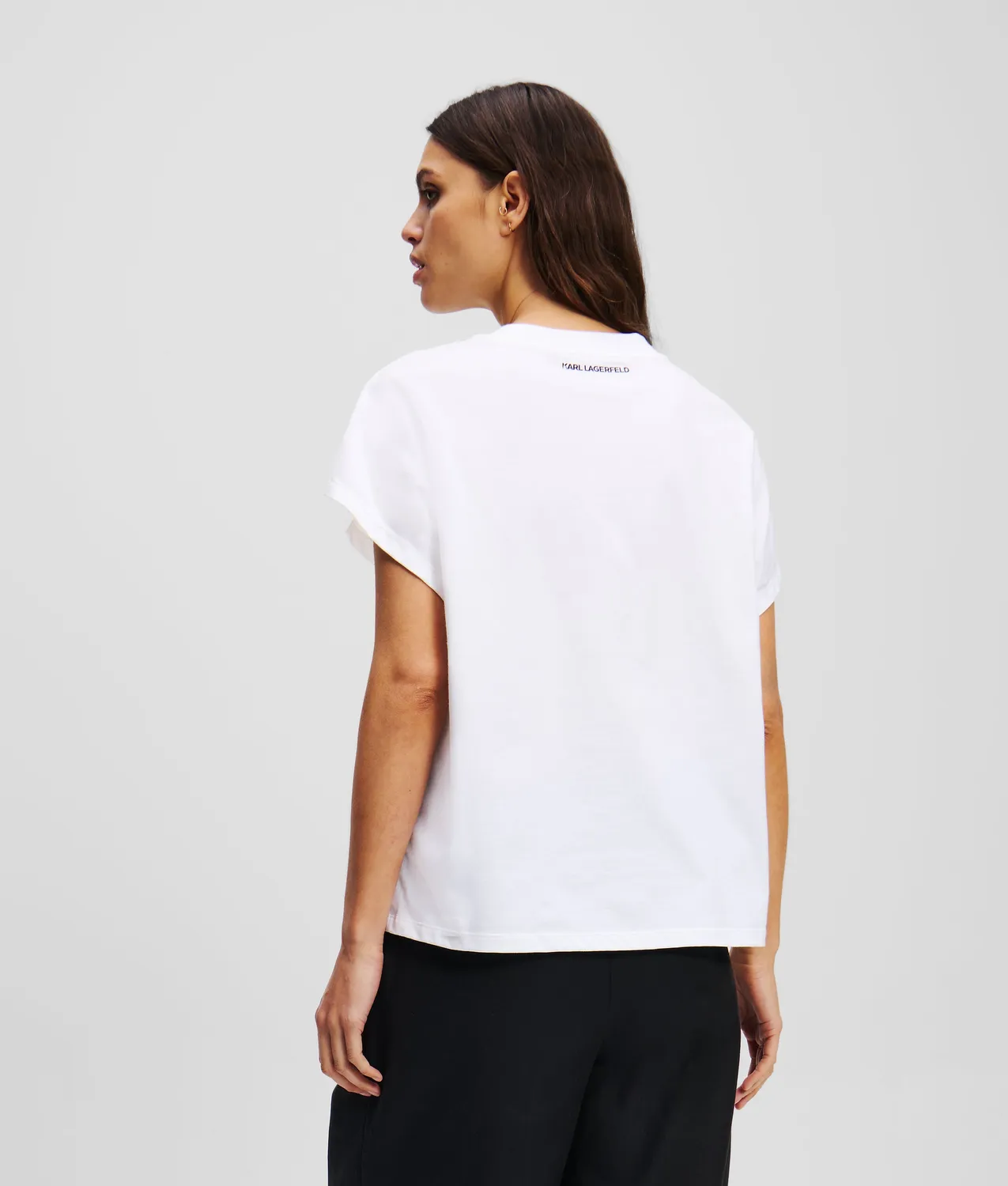 Karl Lagerfeld Ikon Choupette T-Shirt Oversize Aquarell