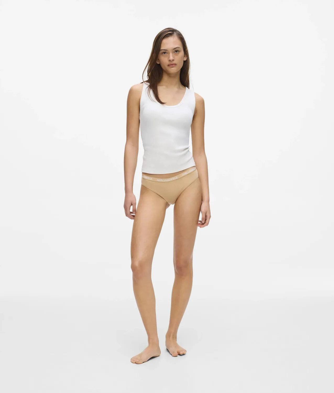Karl Lagerfeld Logo Slip Damen 3er Pack Baumwolle