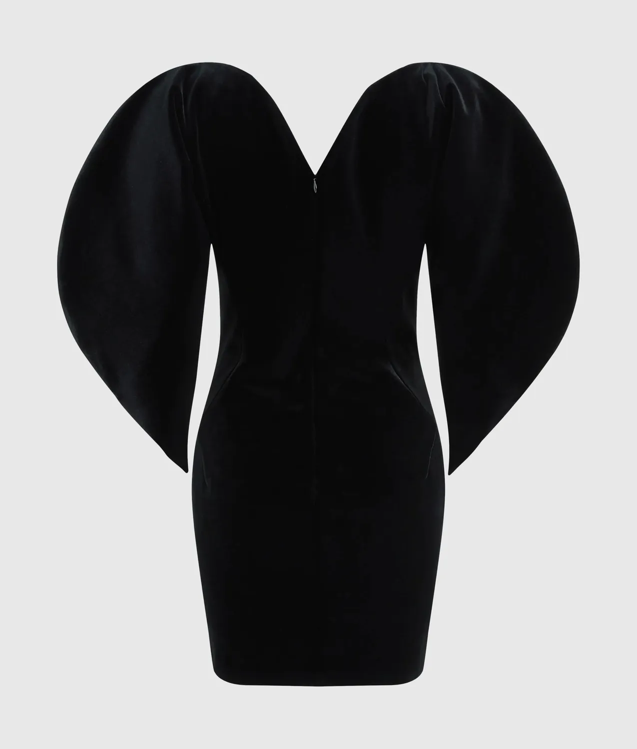 Karl Lagerfeld KL Studio Cocoon Kleid Samt Schwarz