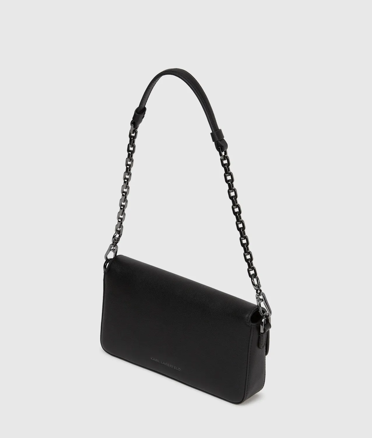 Karl Lagerfeld K/Signature Small Chain-Schultertasche Leder