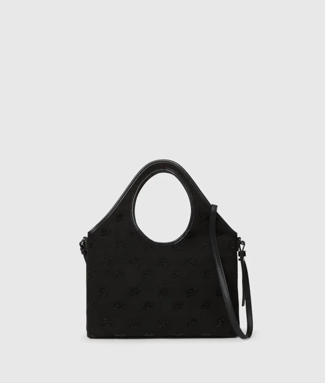 Karl Lagerfeld K/Autograph Rhinestone Tote Strass Klein