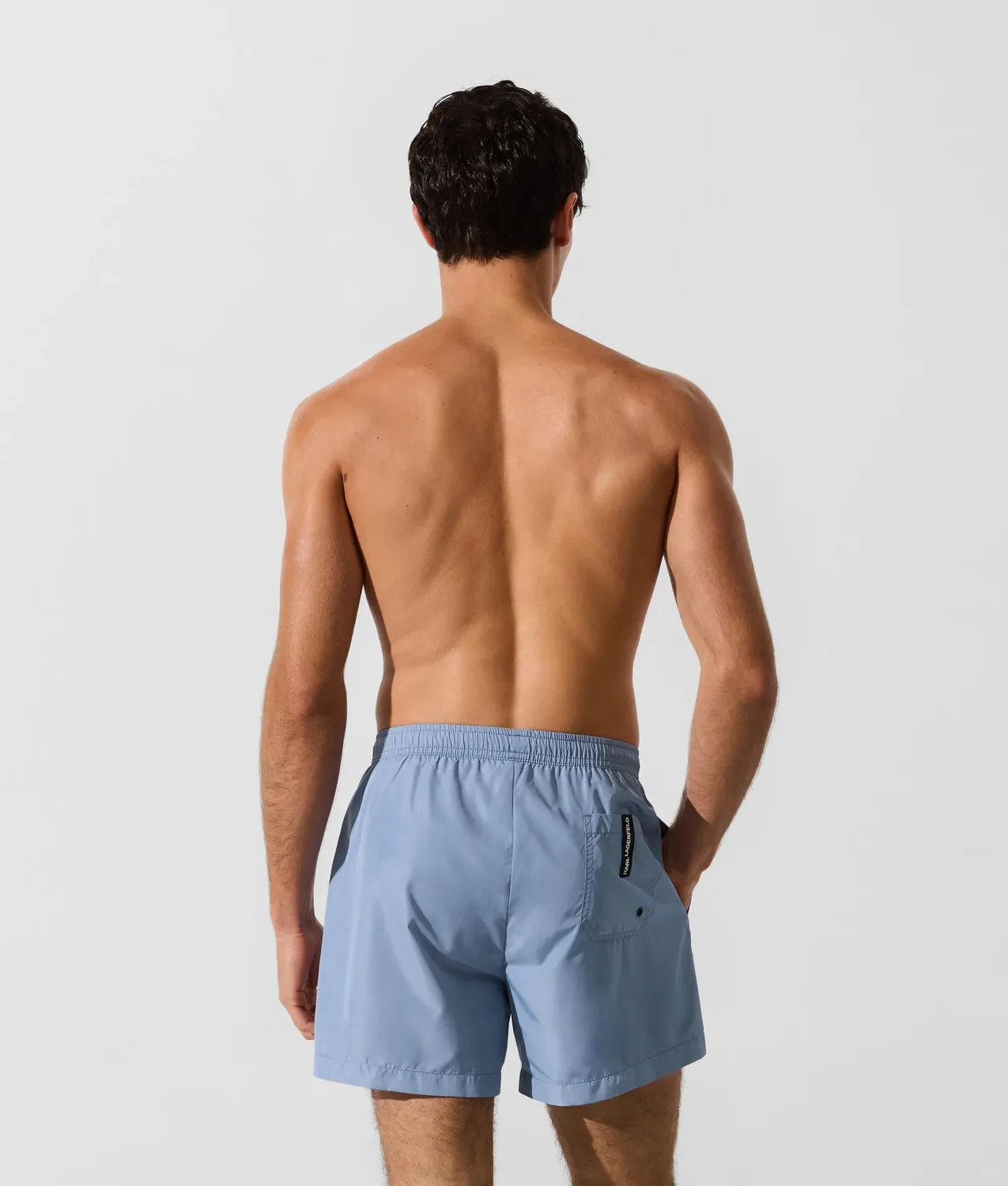 Karl Lagerfeld Logo Boardshorts Badeshorts Polyester