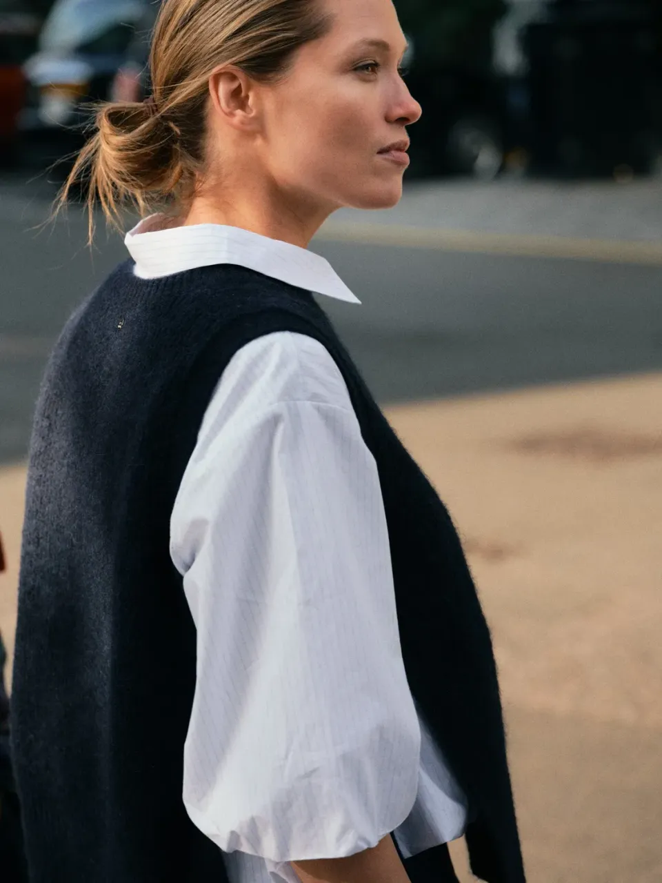 Mos Mosh MMMaxime Nylah Hemd Bright White Oversize
