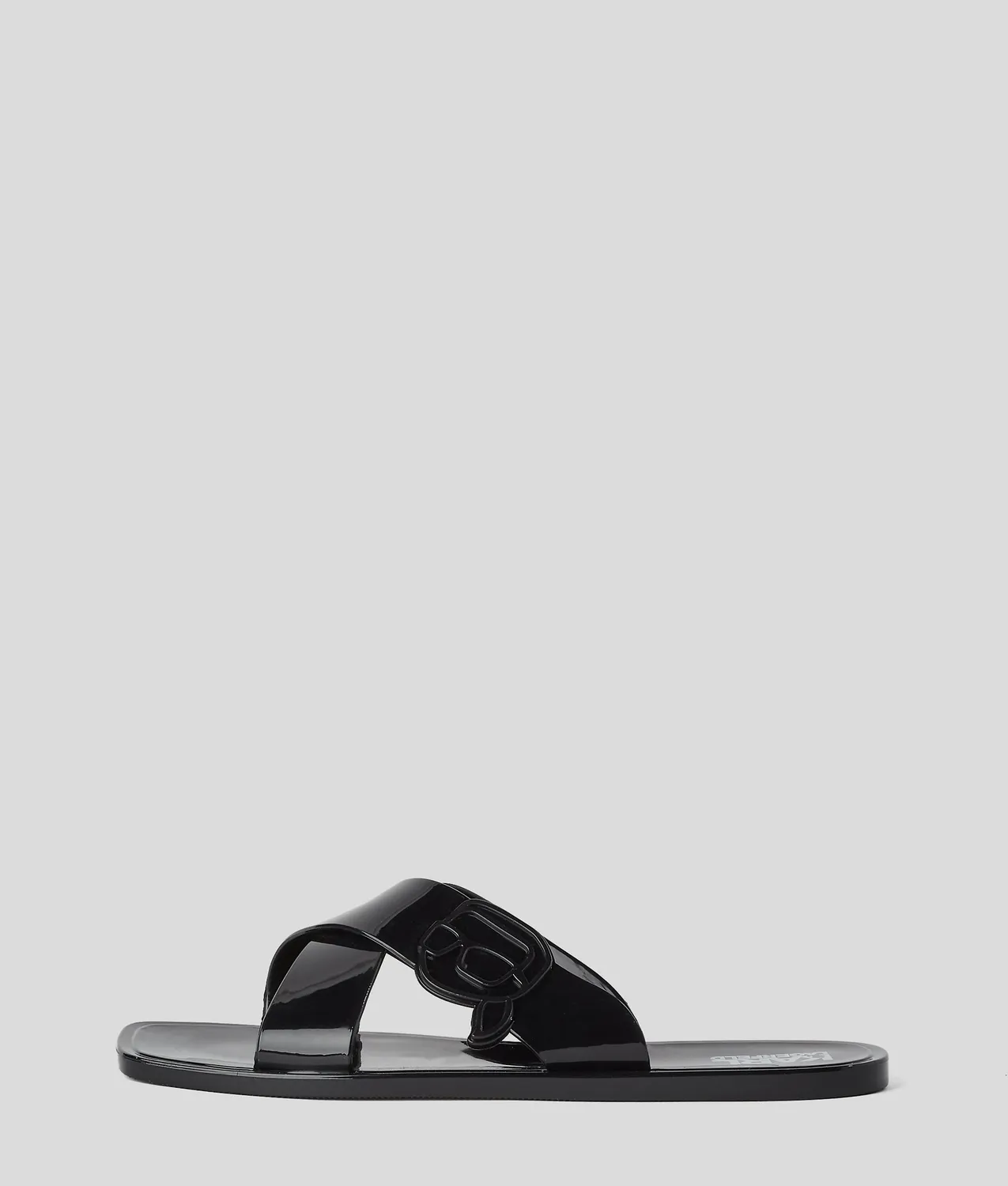 Karl Lagerfeld Ikon NFT Kross Sandalen Damen Lackleder