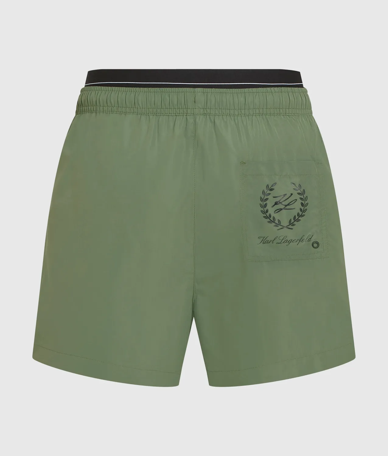 Karl Lagerfeld Double Waistband Boardshorts Mesh