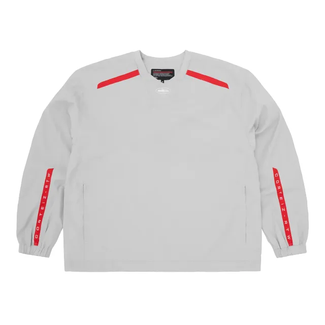 Corteiz Rossa Windbreaker Windjacke Grau Nylon