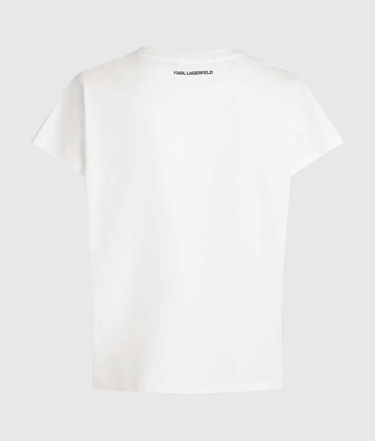 Karl Lagerfeld Rue St-Guillaume T-Shirt Bio-Baumwolle Glitzer