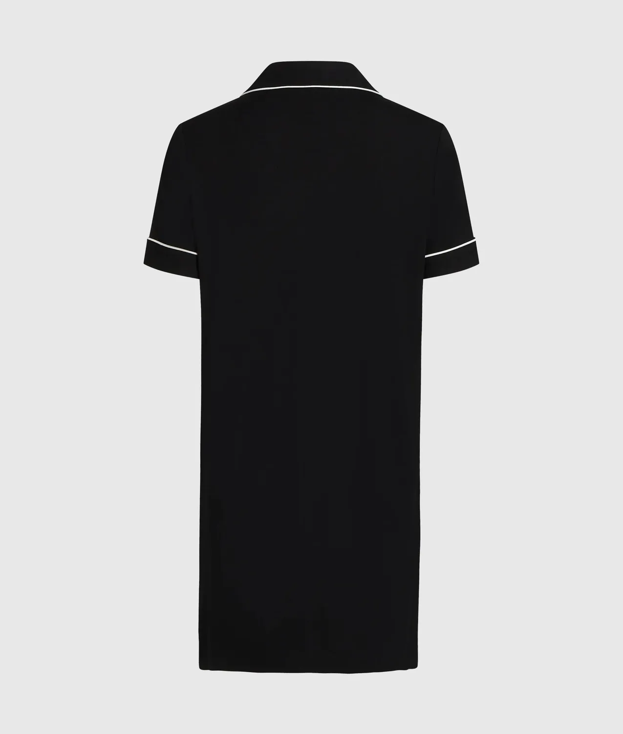 Karl Lagerfeld Signature Pyjama-Hemdkleid Knopfleiste