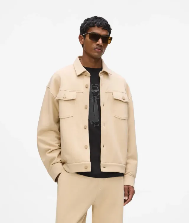 Karl Lagerfeld Sweat Overshirt Hemdjacke Herren oversize