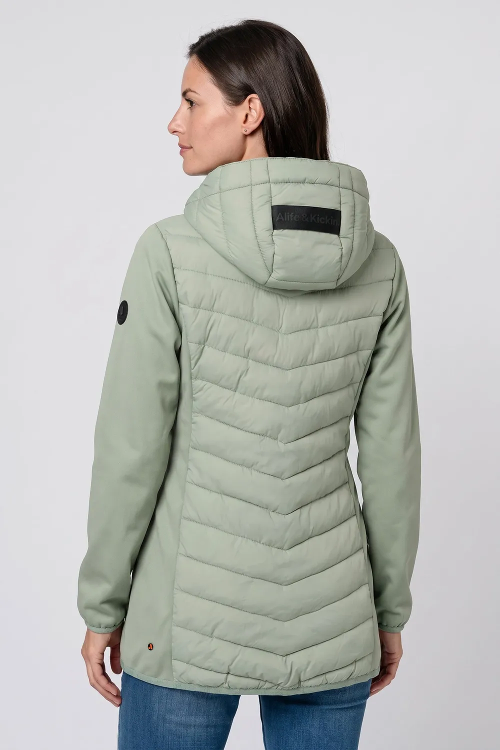 Alife & Kickin YlvaAK A Hybridjacke Hellgrün