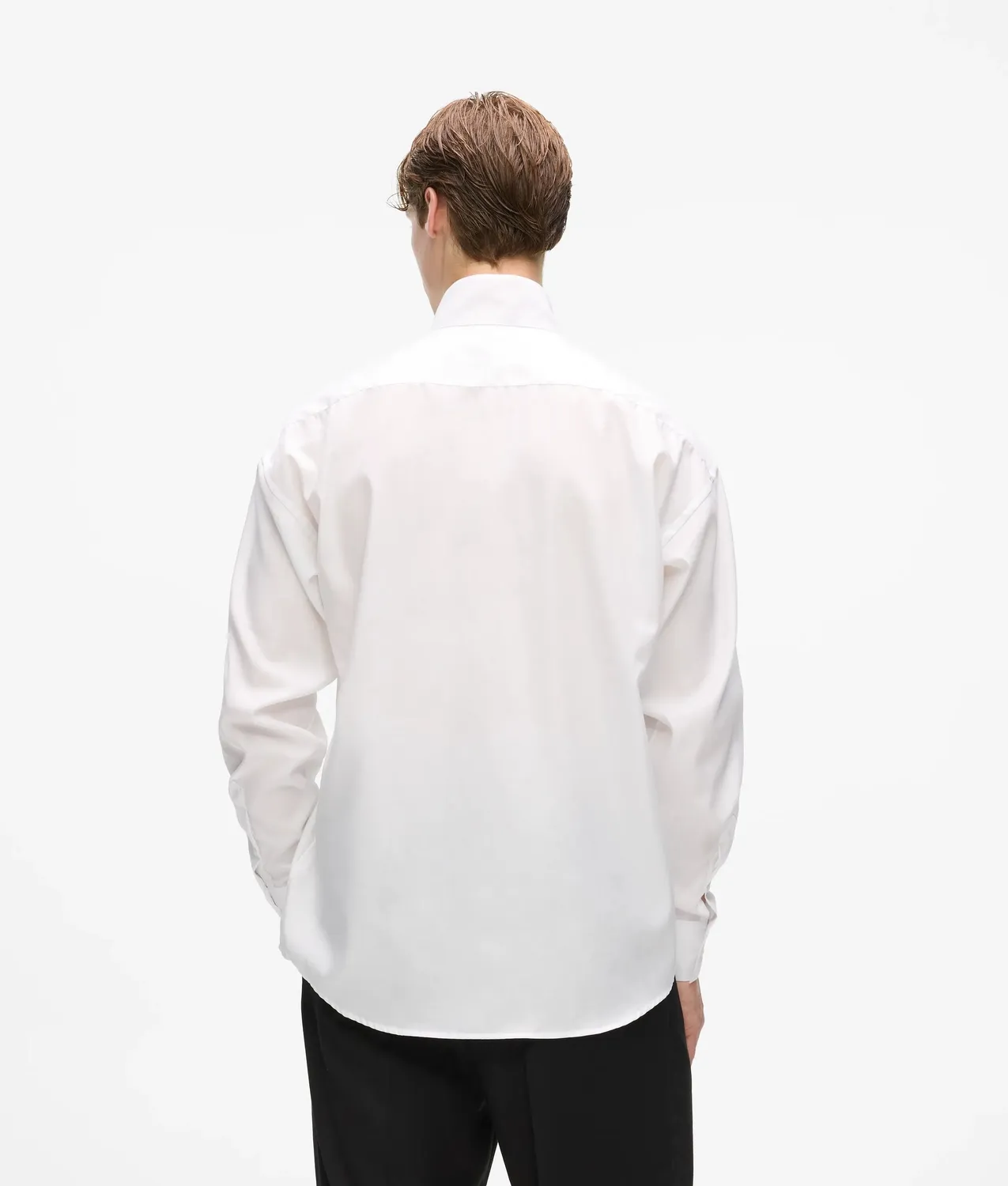 Karl Lagerfeld KL Studio Tie-Neck Hemd mit Schal