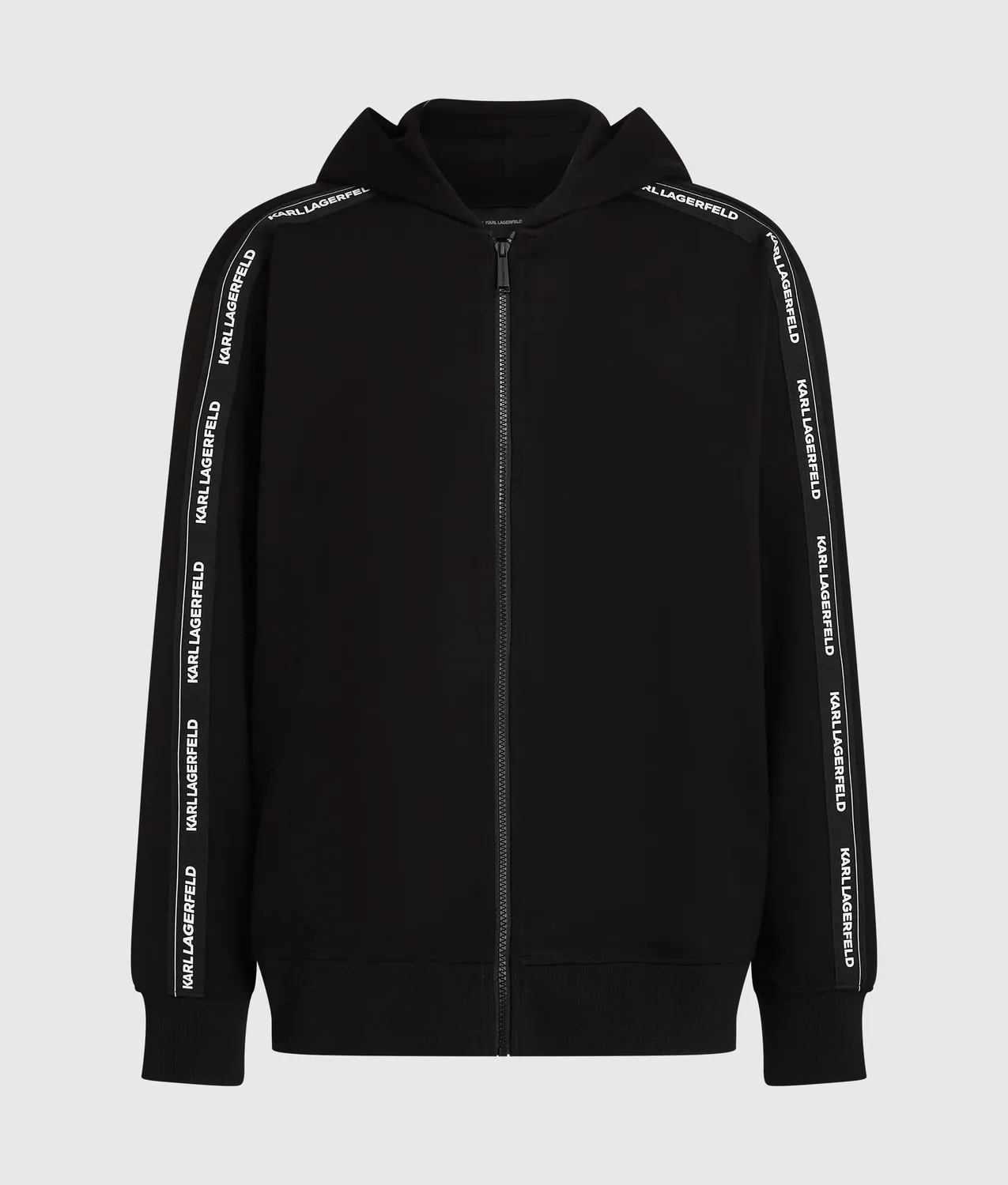 Karl Lagerfeld Logo Loungewear Zip-Hoodie Oversize