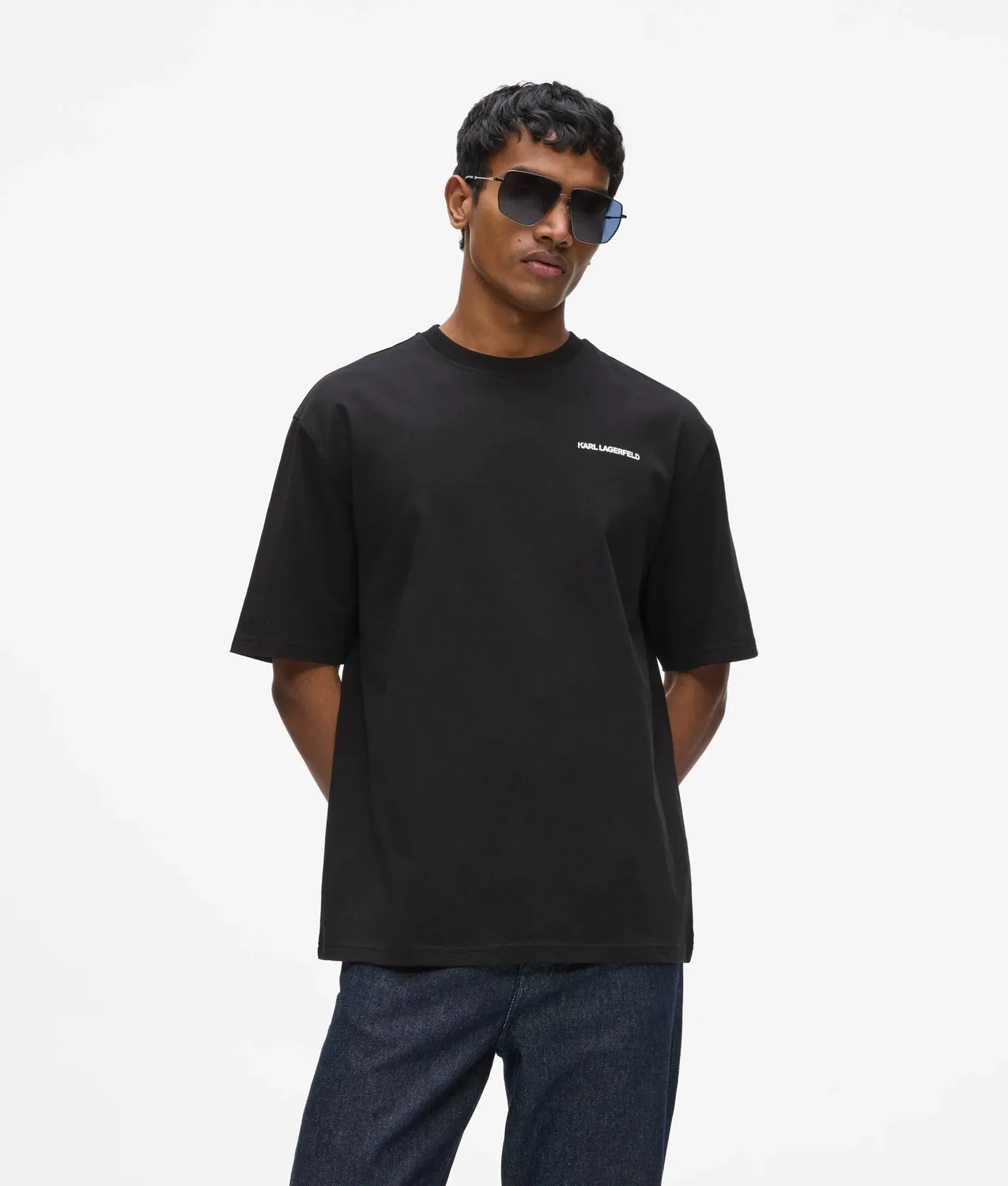 Karl Lagerfeld Maison de Karl Exclusive T-Shirt Bio-Baumwolle