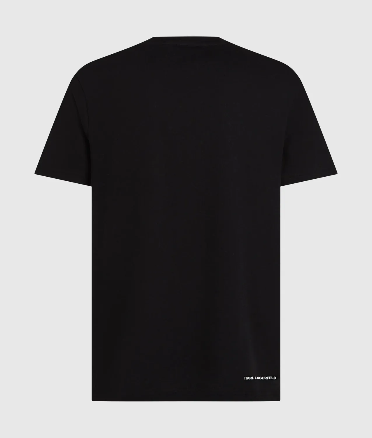 Karl Lagerfeld KL Monogram T-Shirt Wollmix gerader Schnitt