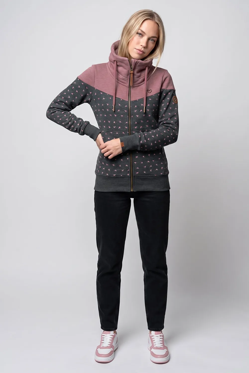 Alife & Kickin ValinaAK B Sweatjacke Schwarz Damen