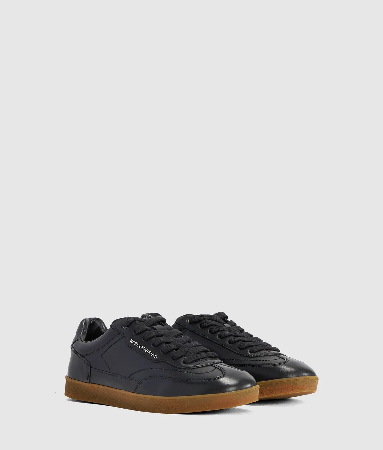 Karl Lagerfeld Kandidate Sneaker Leder Herren Kontrastsohle