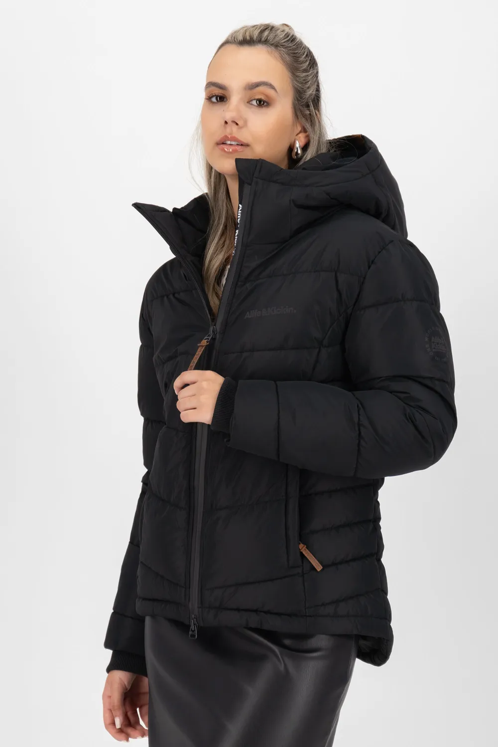 Alife & Kickin JuanaAK A Winterjacke Damen schwarz Stepp