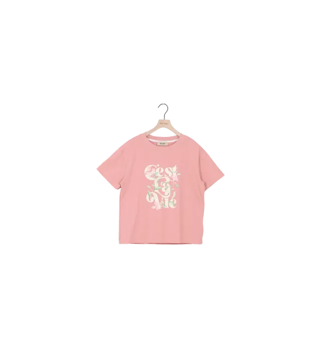 Mos Mosh ReLoved MMFlowish T-Shirt Peachy S Print