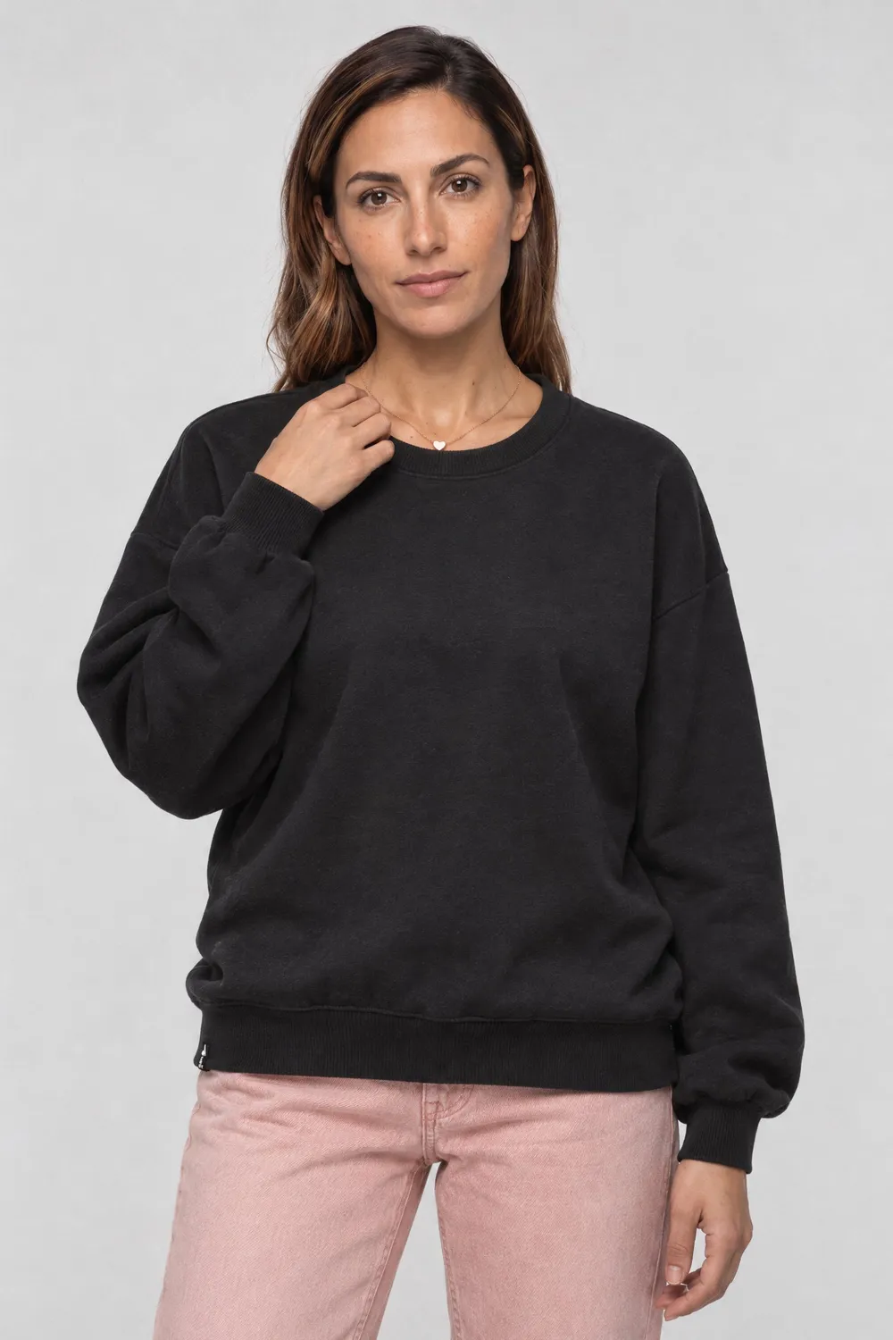 Alife & Kickin ElsaAK P Sweatshirt XOXO Schwarz Print