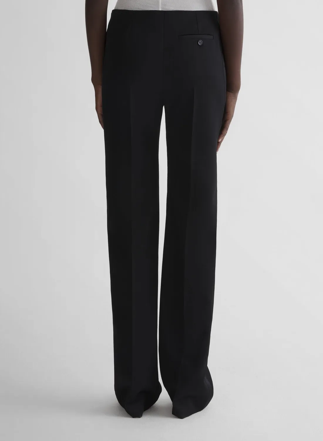Mugler Tuxedo Hose Schwarz Low Waist 34-46