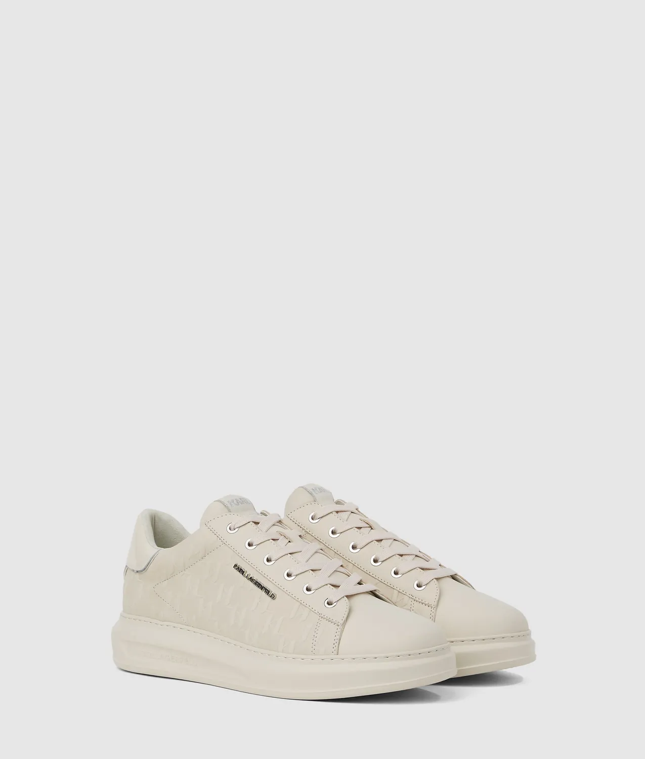 Karl Lagerfeld Kapri Monogram Sneaker Nubuk Herren