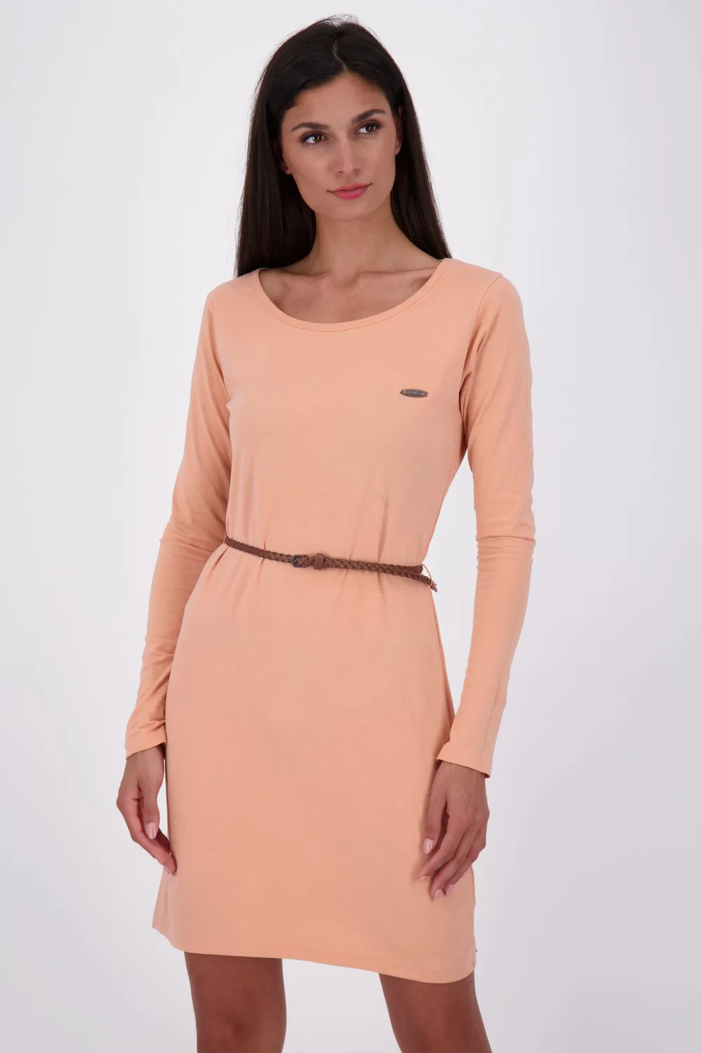 Alife & Kickin EllinAK A Jerseykleid Damen rosa langarm