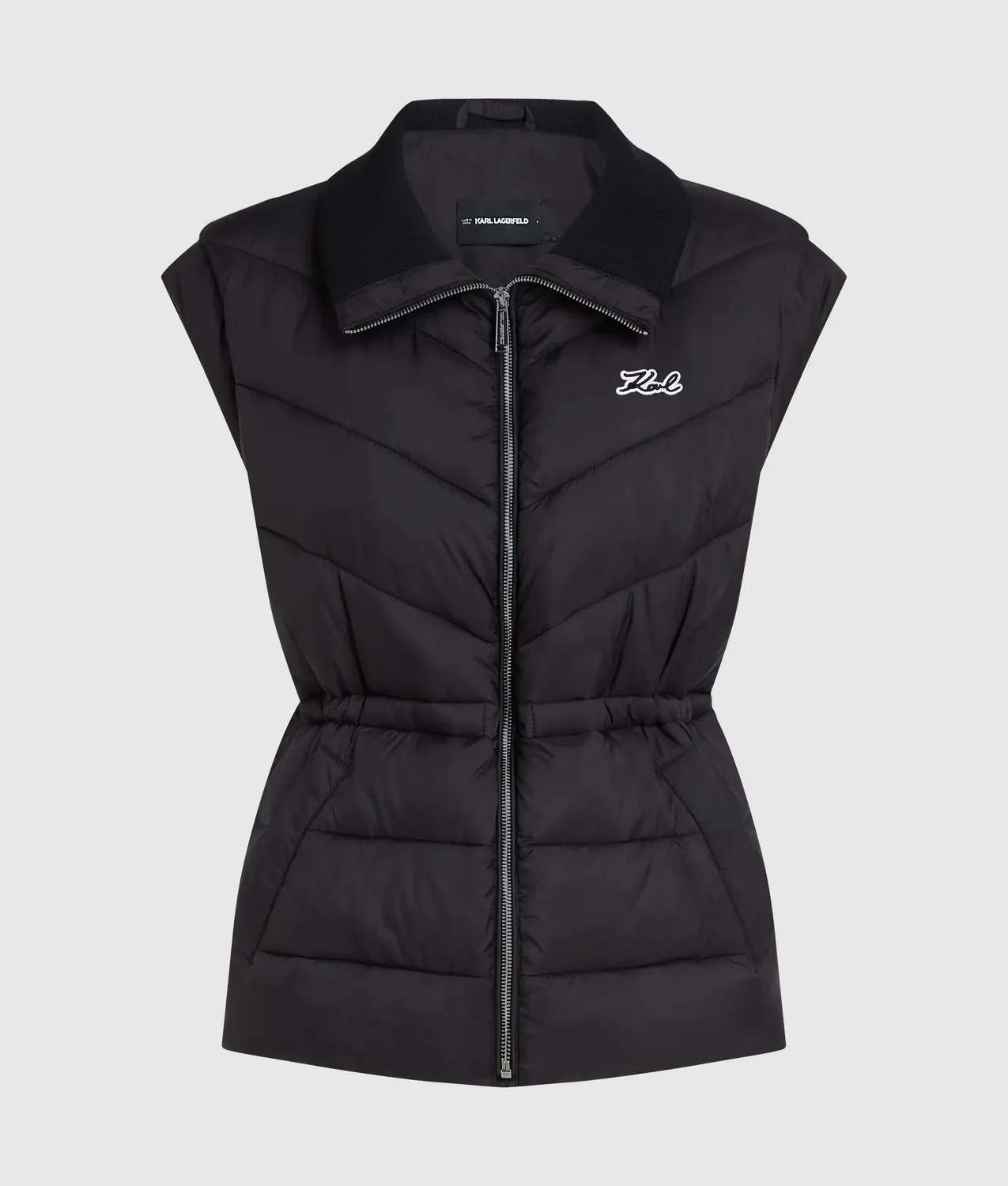 Karl Lagerfeld Signature Gilet Steppweste leicht wattiert